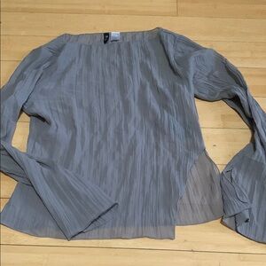 Elegant Gray Women's Top